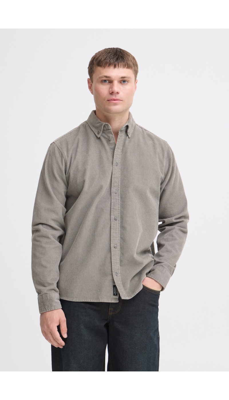 Chemise Côtelé Grise BHCOLIN BLEND - 2 | TOPS